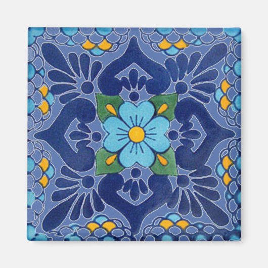 Talavera Tile Magnet (Vorne)