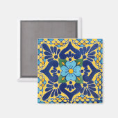 Talavera Tile Magnet (Vorderseite/Rückseite)