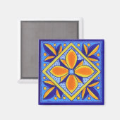 Talavera Tile Magnet (Vorderseite/Rückseite)
