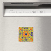Talavera Tile Magnet (In Situ (Geschirrspüler))