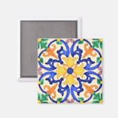 Talavera Tile Magnet (Vorderseite/Rückseite)