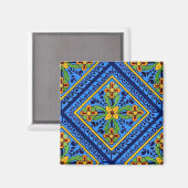 Talavera Tile Magnet (Vorderseite/Rückseite)
