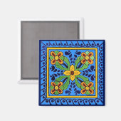 Talavera Tile Magnet (Vorderseite/Rückseite)