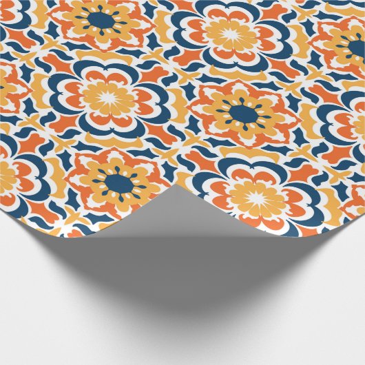 Talavera Tile Pattern Geschenkpapier (Ecke)