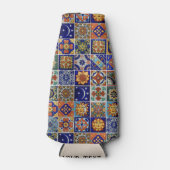 Talavera Tile Personalisieren Text Südwestdesign Flaschenkühler (Vorderseite)