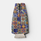 Talavera Tile Personalisieren Text Südwestdesign Flaschenkühler (Rückseite)