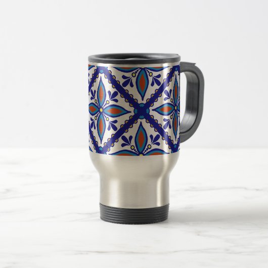 Talavera Tile Reisebecher (VorderseiteRechts)