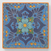 Talavera Tile Stone Untersetzer (Vorderseite)