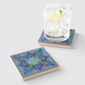 Talavera Tile Stone Untersetzer (Seitenansicht)