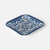 Talavera Tile Uno Pappteller (Gewinkelt)