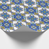 Talavera Tile Wrapping Paper Geschenkpapier (Ecke)