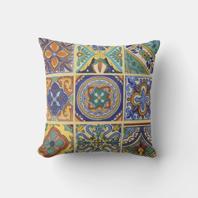 Talavera Tiles Kissen (Vorderseite)