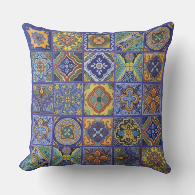Talavera Tiles Kissen (Vorderseite)