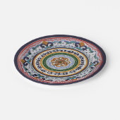 Talavera Tres Pappteller (Schrägansicht)