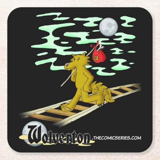 Talbot auf den Bahnen Rechteckiger Pappuntersetzer (Vorderseite)