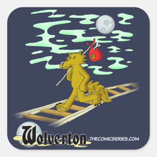 Talbot auf Tracks Quadratischer Aufkleber (Vorderseite)