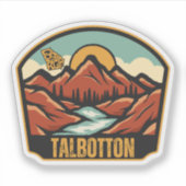 Talbotton, Georgia Aufkleber (Vorderseite)