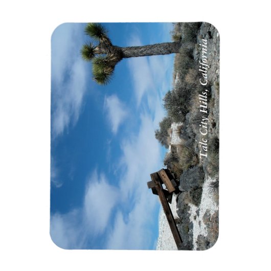 Talc Mine Ruins mit Joshua Tree Magnet (Vertikal)