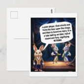 Tale Told By und Idiot Postkarte (Vorne/Hinten)