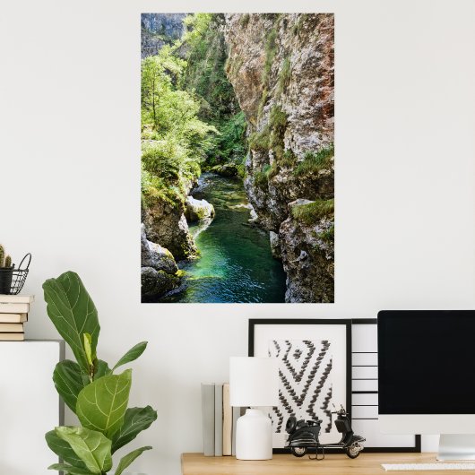 Taleggio: ein perfektes Wochenende in Lugano Poster (Heimbüro)