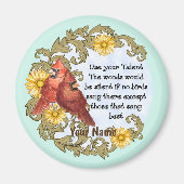 Talent christlicher Kardinal Magnet (Vorne)