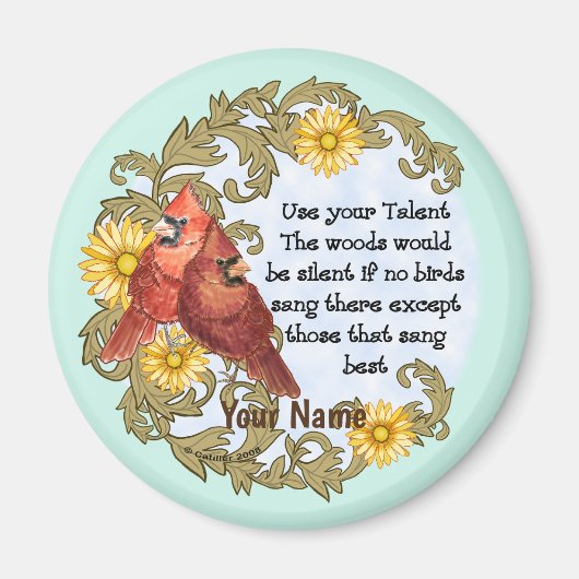 Talent christlicher Kardinal Magnet (Vorne)