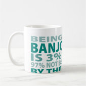 Talent des Banjo-Spieler-3% Kaffeetasse (Links)