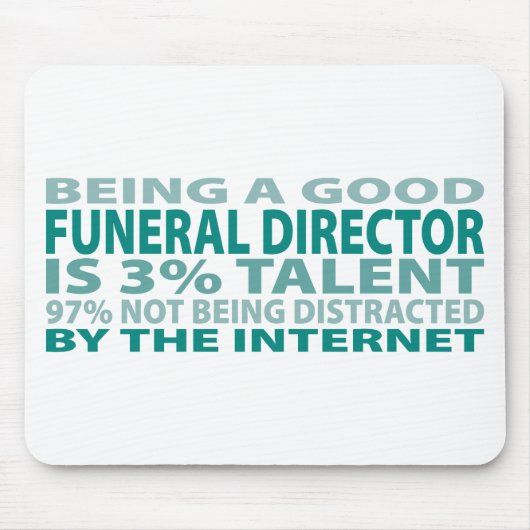 Talent des Bestattungsunternehmer-3% Mousepad (Vorne)