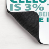 Talent des Cello-Spieler-3% Mousepad (Ecke)