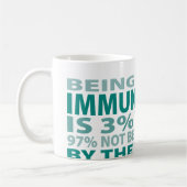 Talent des Immunitätsforscher-3% Kaffeetasse (Links)