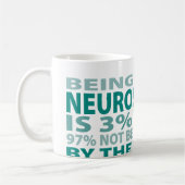 Talent des Neurologe-3% Kaffeetasse (Links)