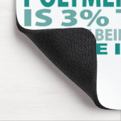 Talent des Polymer-Chemiker-3% Mousepad (Ecke)