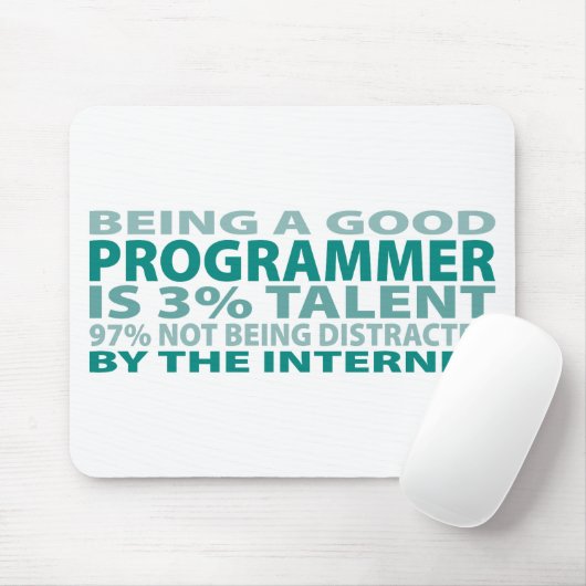 Talent des Programmierer-3% Mousepad (Mit Mouse)