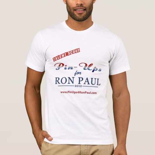 Talent-Pfadfinder/Button Ups 4 Ron Paul das Shirt! T-Shirt (Vorderseite)