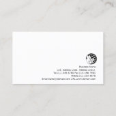 Talent Scout Cursive Monogram Business Card Visitenkarte (Rückseite)