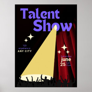 Talent Show Flyer, Flyer anzeigen, Talentwettbewer Poster