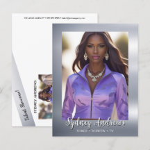 Talent-Showcase Postcard Einladung zu Shining Star