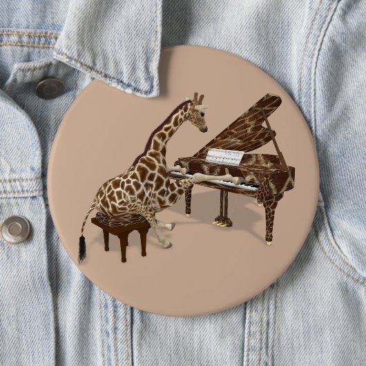 Talented Giraffe Plays Grand Piano Button (Beispiel)