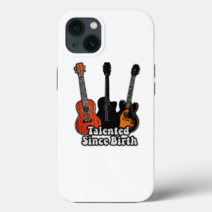 Talentiert seit der Geburt. Vintage bunte Gitarren Case-Mate iPhone Hülle