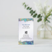 Talentmanager Unterhaltungsmedien - Abstraktes Pap Visitenkarte (Stehend Vorderseite)