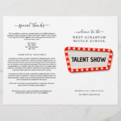 Talentshow / Variantenshow Flyer (Vorne)