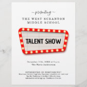 Talentshow / Varietätsausstellung Flyer (Vorne)