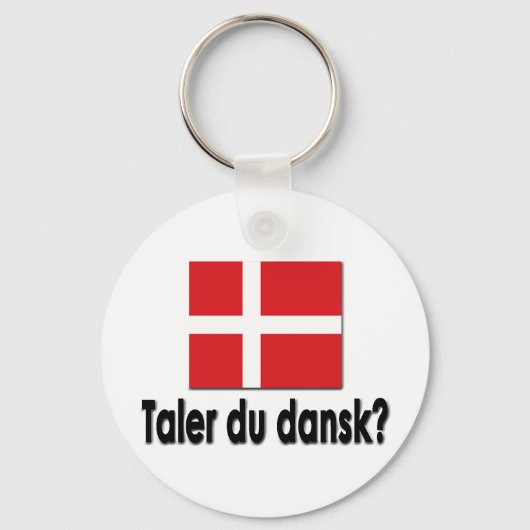 Taler du dansk? schlüsselanhänger (Vorderseite)