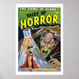 Tales of Horror Vintage-Comic-Book-Cover-Poster Poster