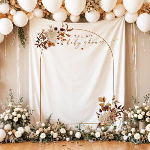 TALIA Bohemian Terrakotta-Bogen-Baby-Shower-Willko Wandteppich