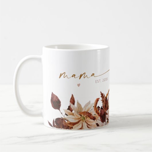 TALIA Bohemisch Floral Mama etabliert Kaffeetasse (Links)