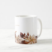 TALIA Bohemisch Terracotta Floral Oma Est. Kaffeetasse (VorderseiteRechts)