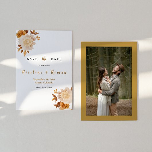 TALIA Boho Save the Date Template Einladung