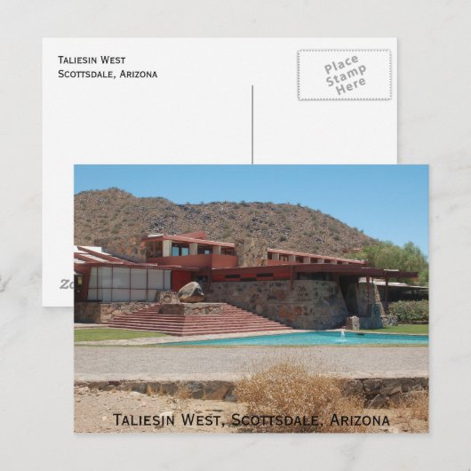 Taliesin West Postkarte (Vorne/Hinten)