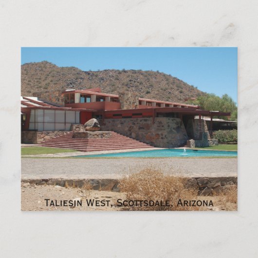 Taliesin West Postkarte (Vorderseite)